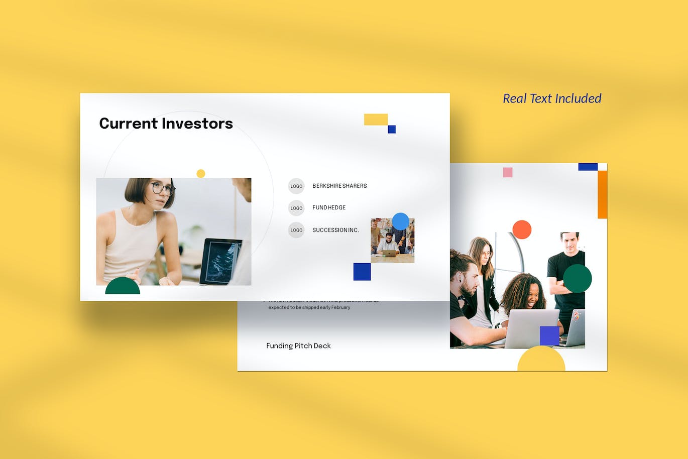 投资者推销平台演示ppt模板 (PPTX)