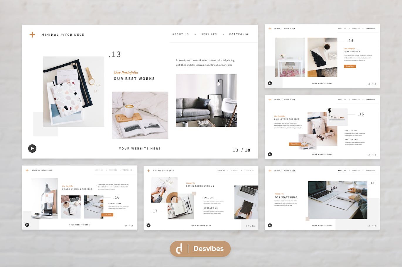 极简主义演讲稿PPT模版 (PPTX)