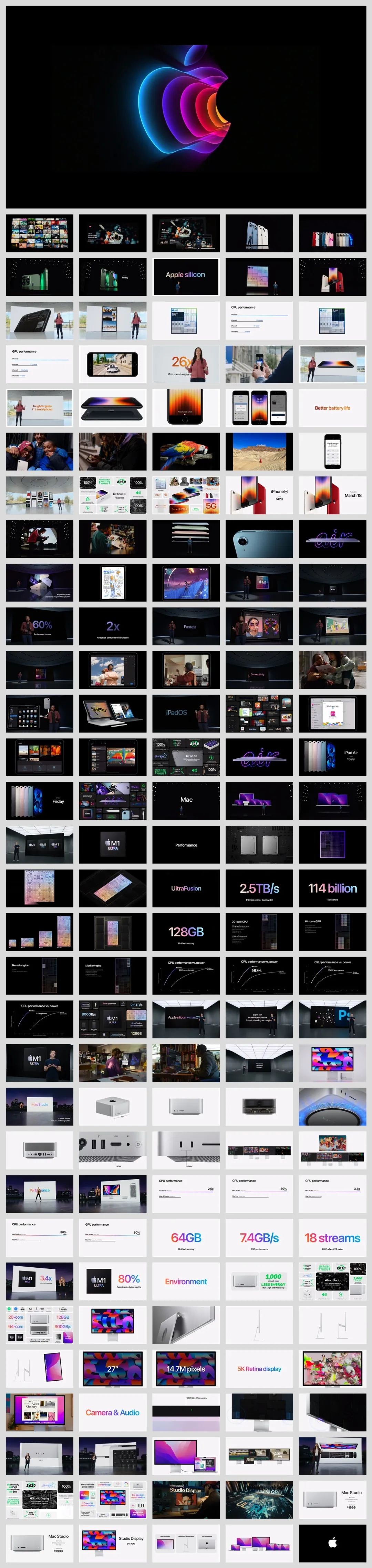 2022年苹果春季新品发布会PPT案例