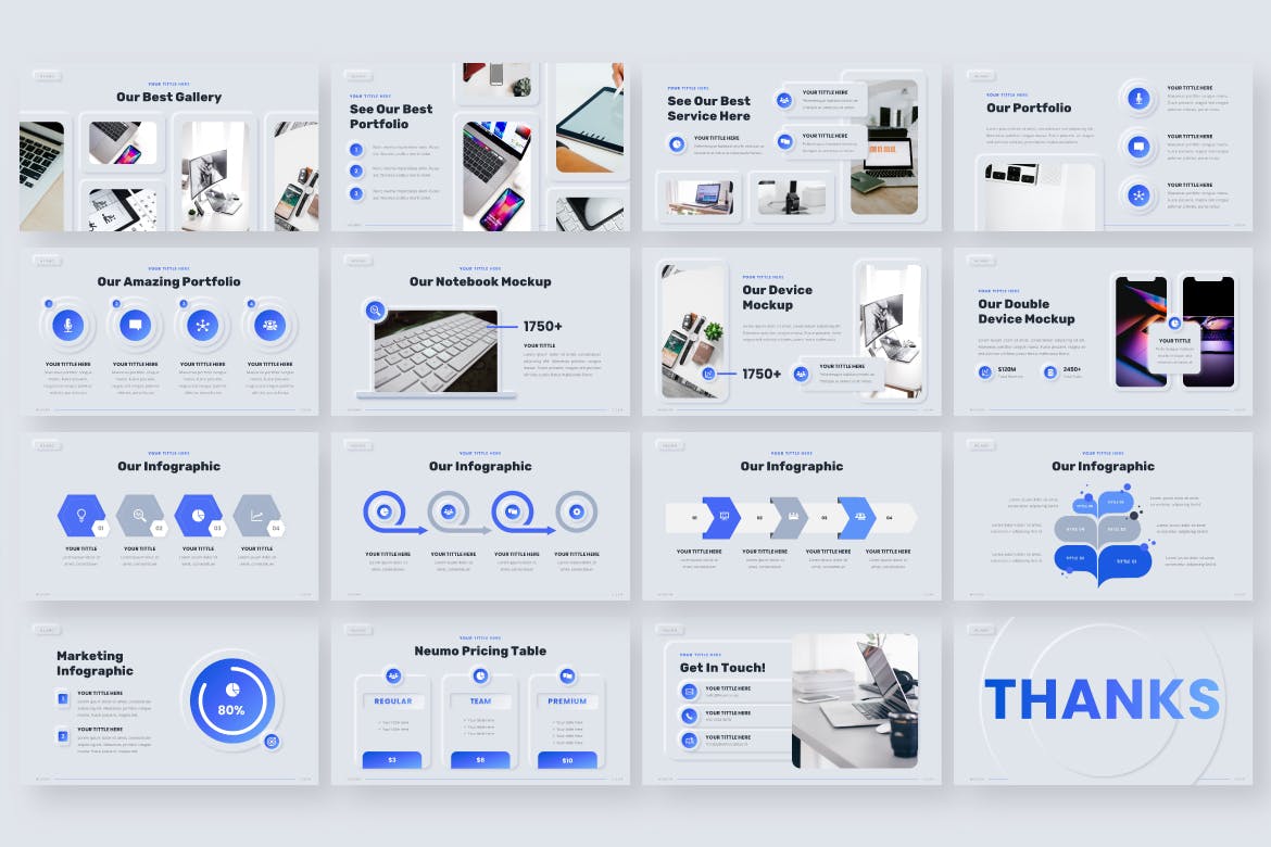 极简主义新拟态商业计划书PPT模版 (PPT,PPTX)