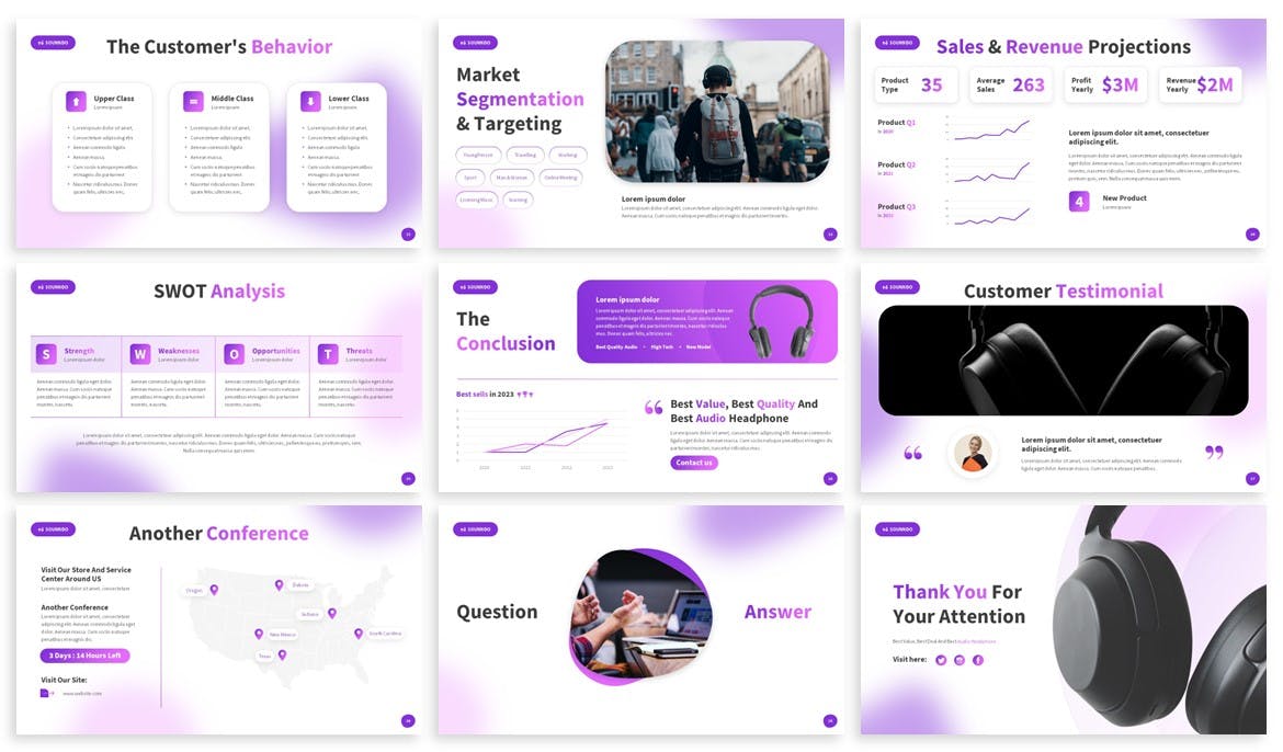 产品展示业务介绍PPT模版 (PPTX)