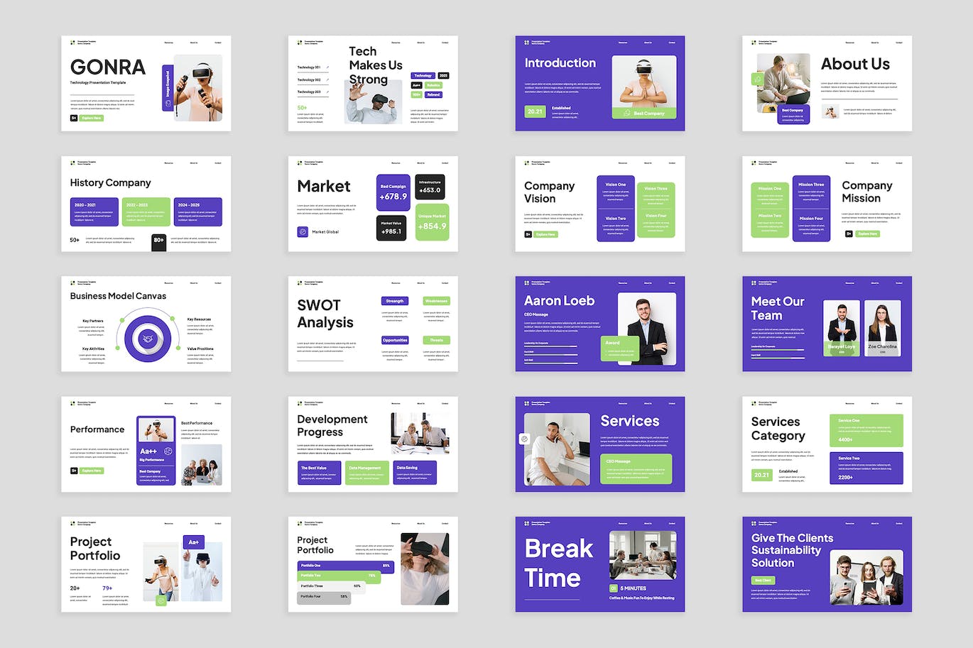 现代商业项目计划书PPT模版 (PPTX,PPT)