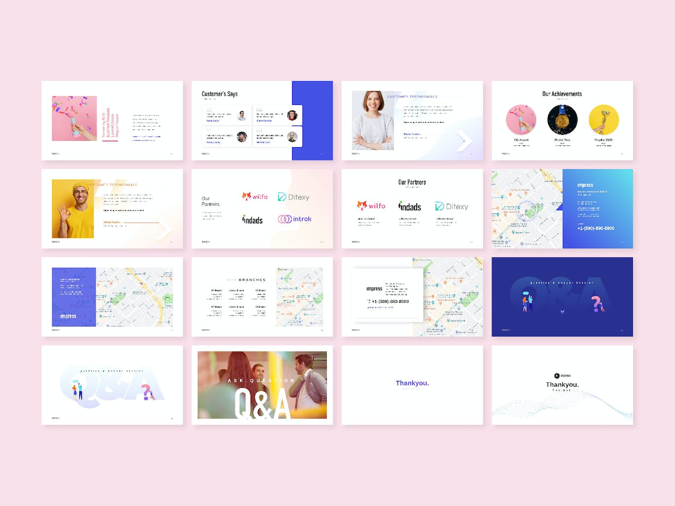 商业竞争分析与市场定位ppt模板 (PPTX)