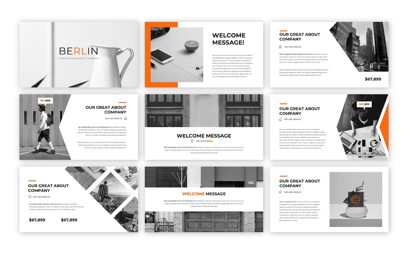 柏林创意动力产品展示PPT模版 (PPTX)