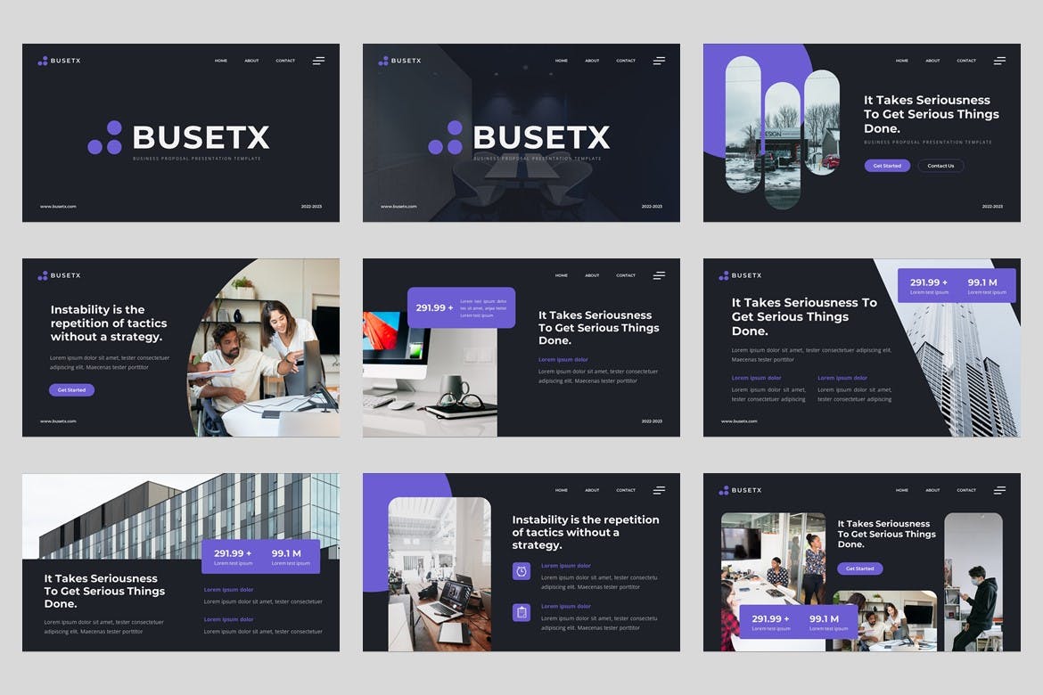 业务提案PPT模版 (PPT,PPTX)
