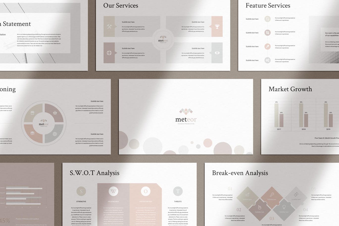 商业展示与销售技巧ppt模板 (PPTX)