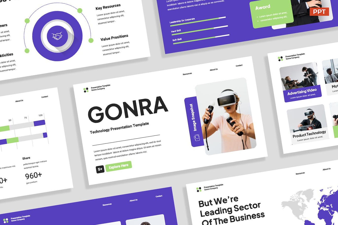 现代商业项目计划书PPT模版 (PPTX,PPT)