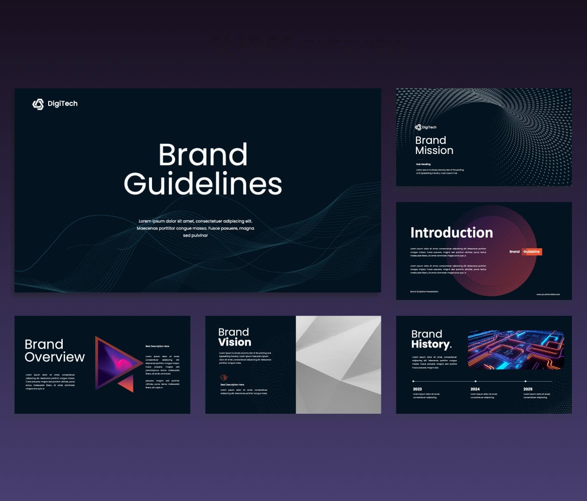 品牌指南ppt演示文稿 (PPTX)