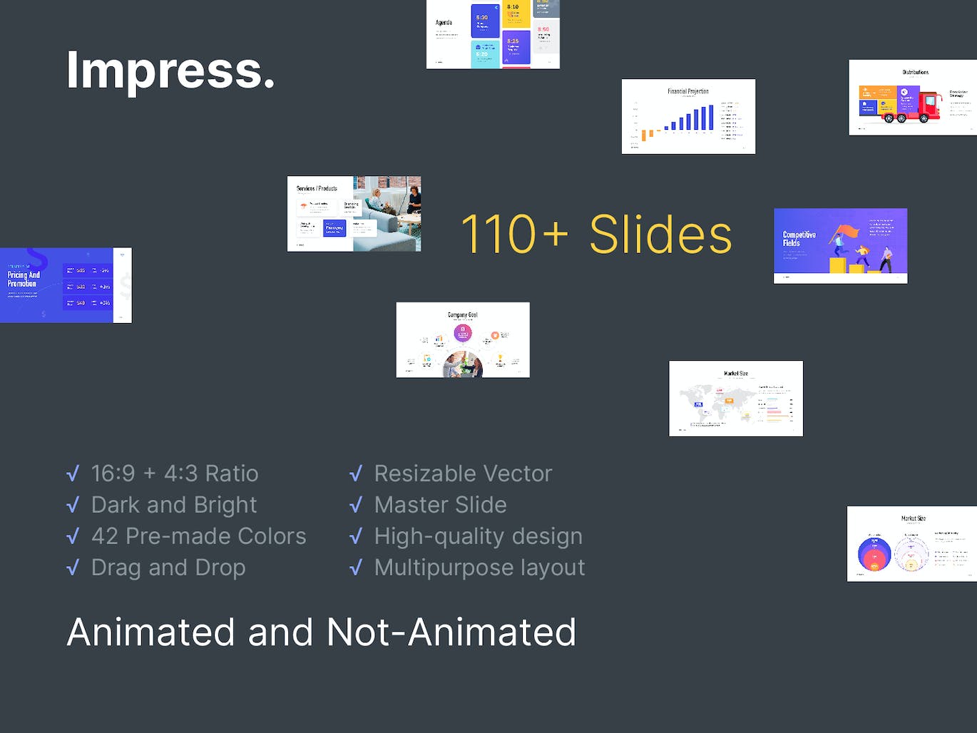 商业竞争分析与市场定位ppt模板 (PPTX)