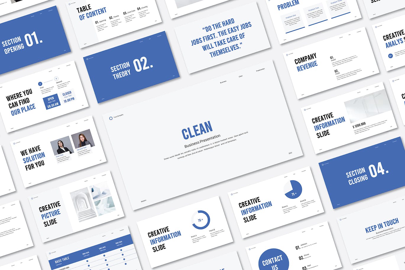 干净技术文档风格PPT模版 (PPTX)