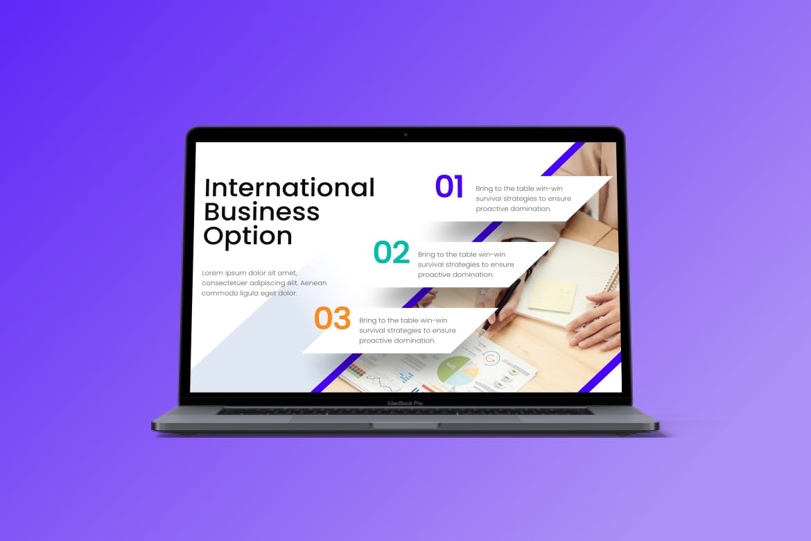 商业业务信息图表ppt模板 (PPTX)