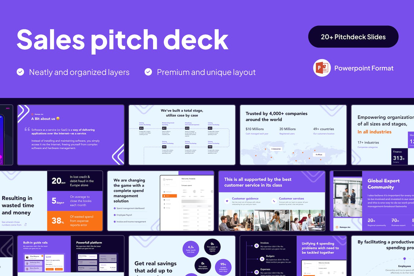 销售征服市场策略PPT模板 (PPTX)