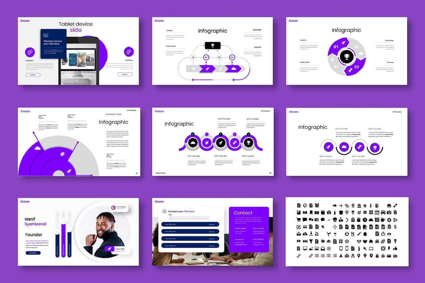 商务谷歌幻灯片PPT模版 (PPTX)