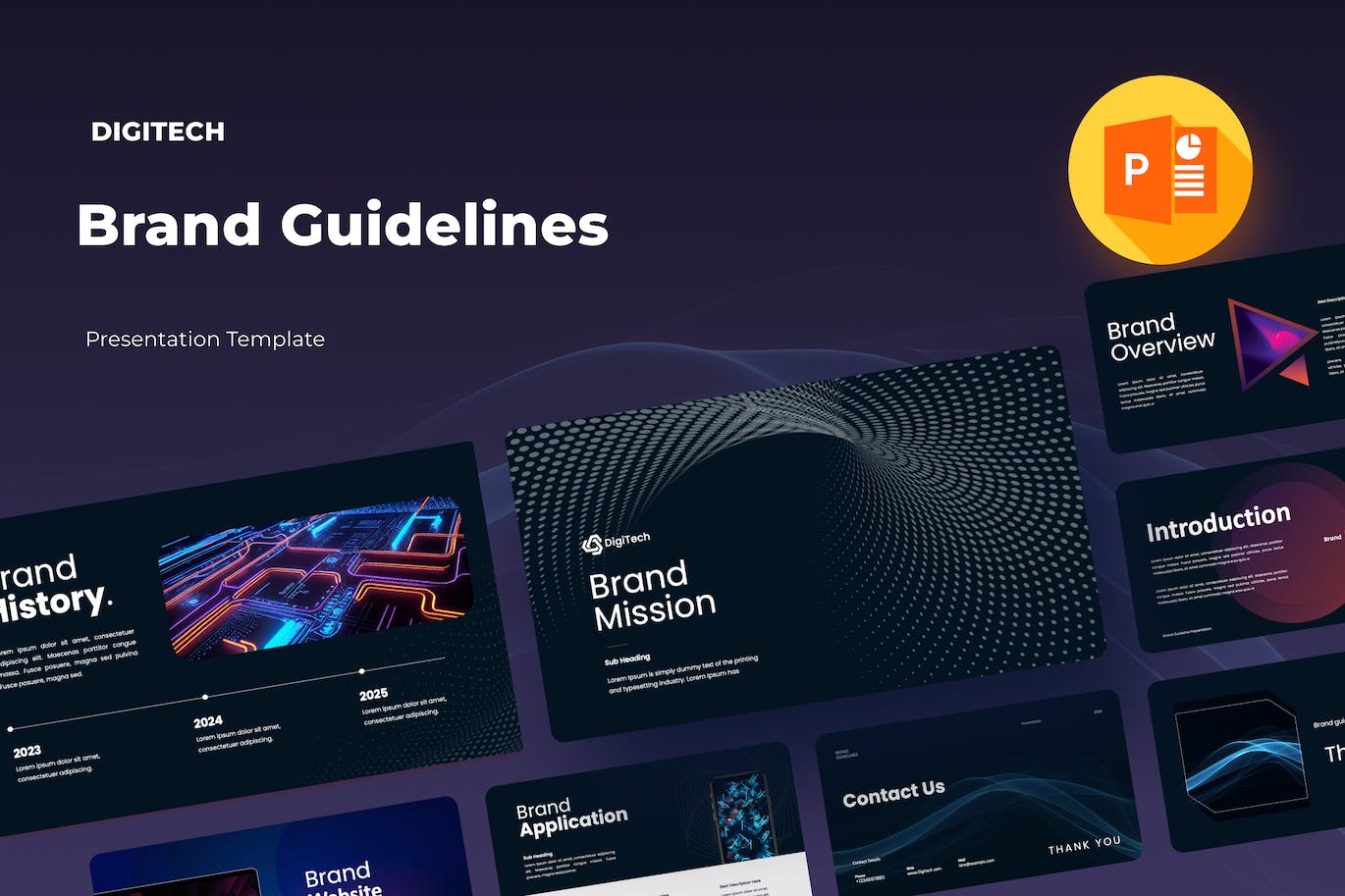 品牌指南ppt演示文稿 (PPTX)