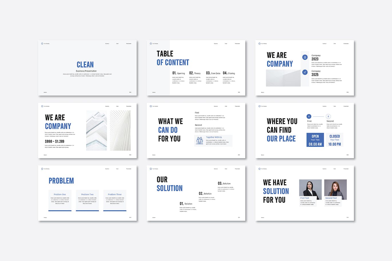 干净技术文档风格PPT模版 (PPTX)