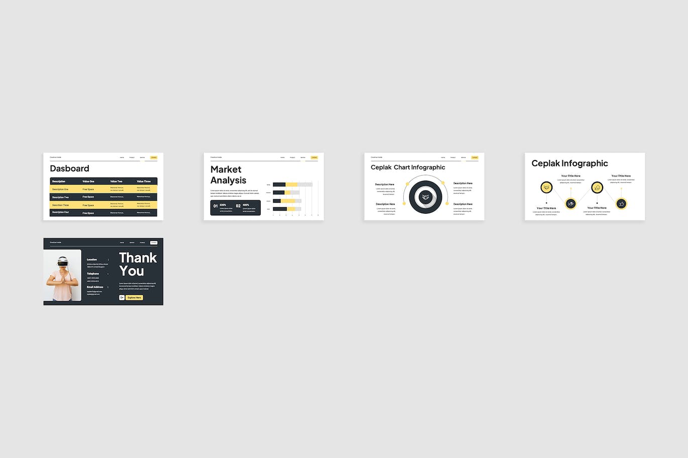 现代数字营销PPT模板 (PPTX,PPT)