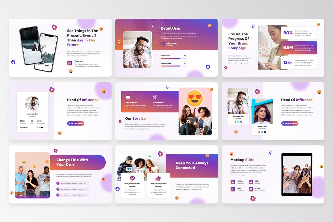 社交媒体用户分析ppt演示文稿 (PPTX)