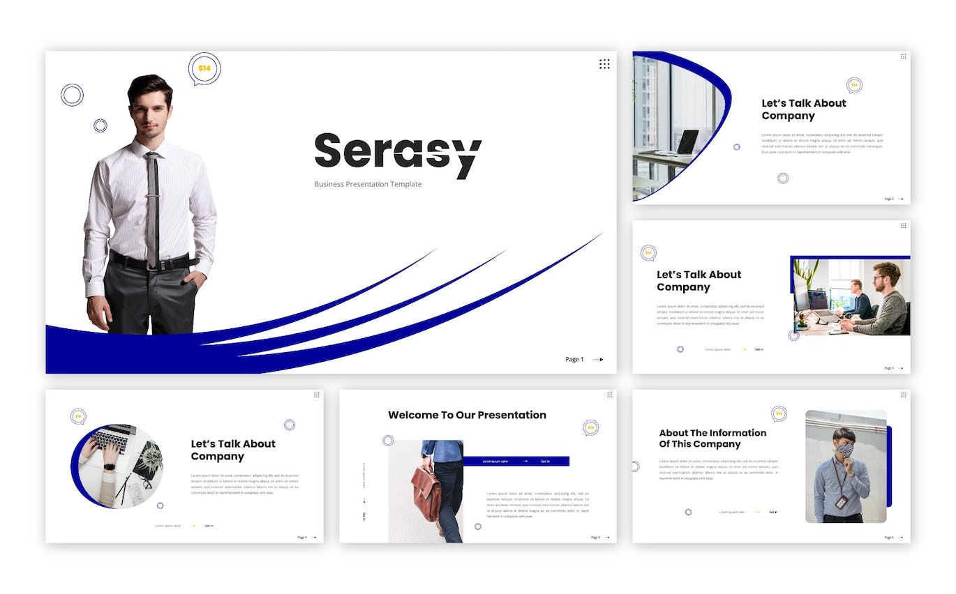 商业战略与行业趋势PPT模板 (PPTX)