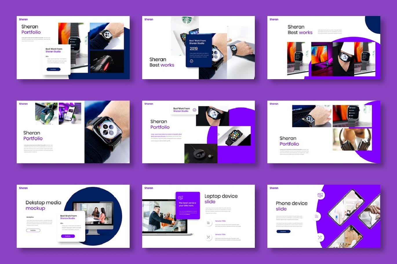 商务谷歌幻灯片PPT模版 (PPTX)