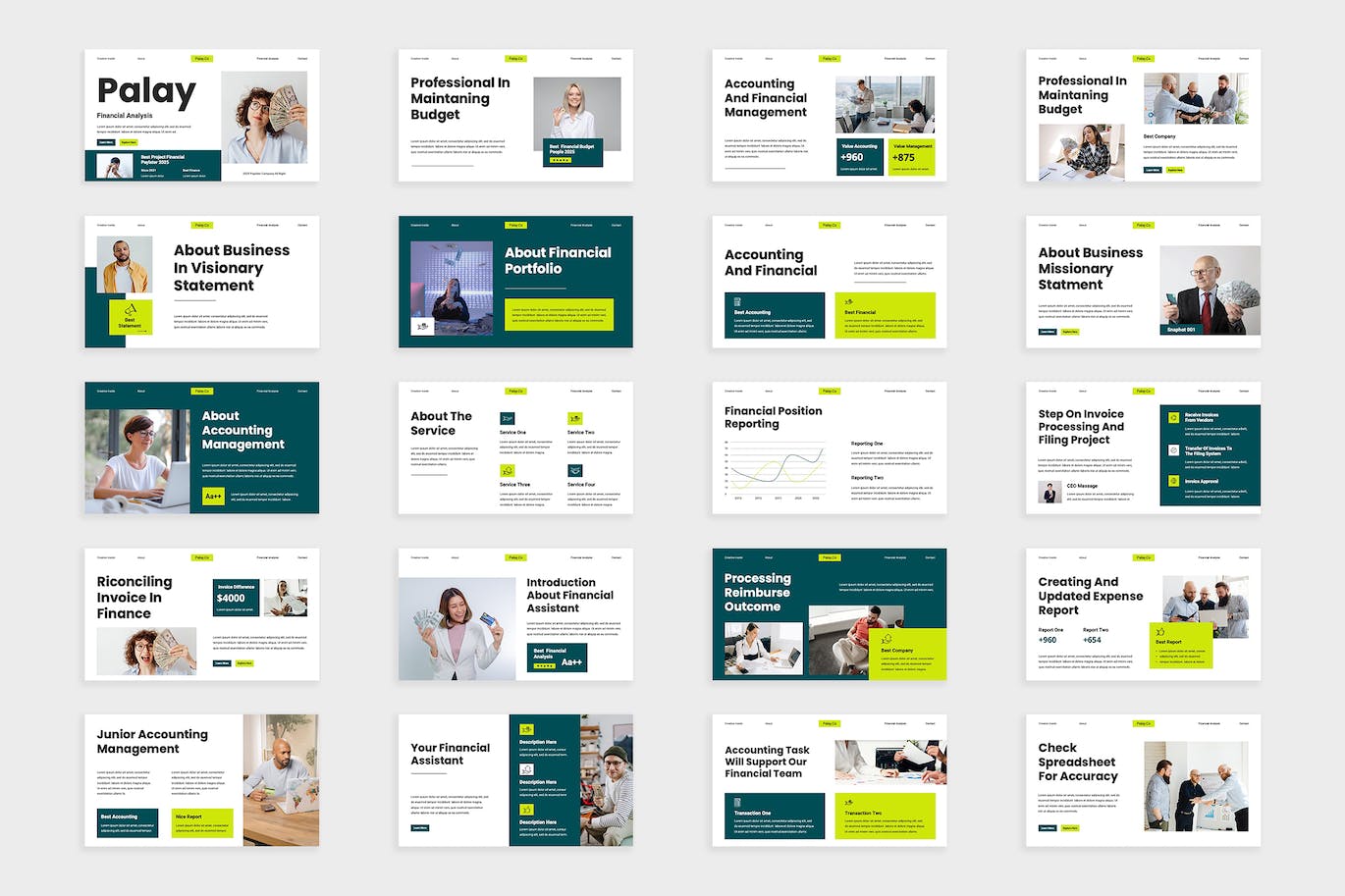 财务与会计PPT模板 (PPTX,PPT)