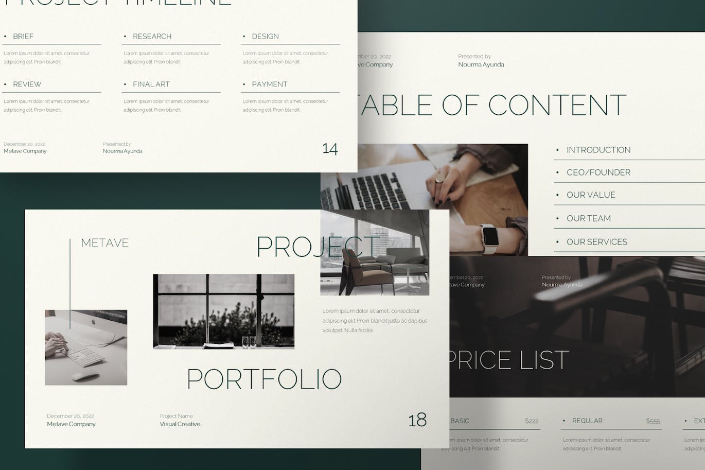 超现代和独特的设计的PPT模版 (PPTX)