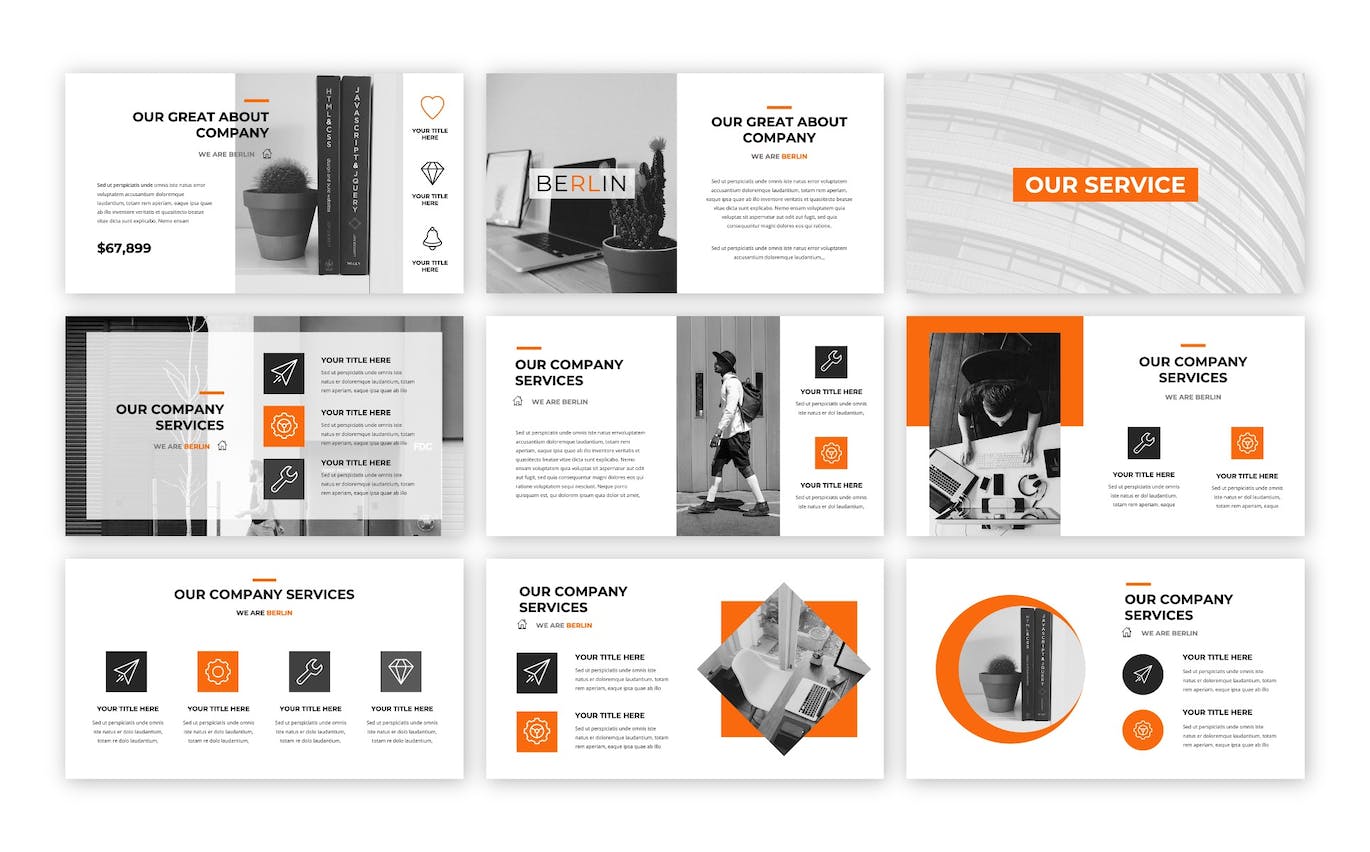 柏林创意动力产品展示PPT模版 (PPTX)