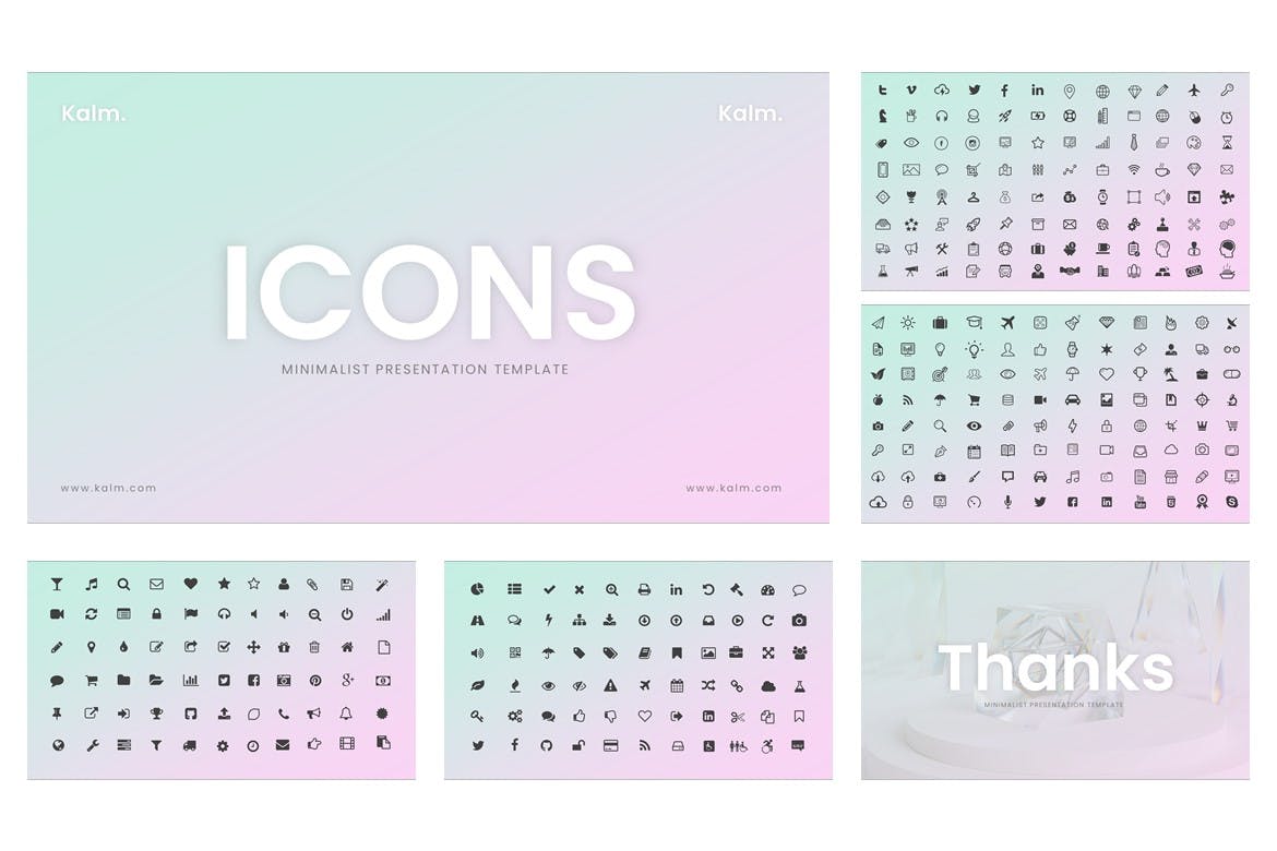 紫色梦幻超现代和独特的设计PPT模版 (PPT,PPTX)