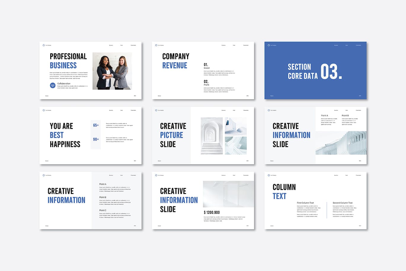 干净技术文档风格PPT模版 (PPTX)