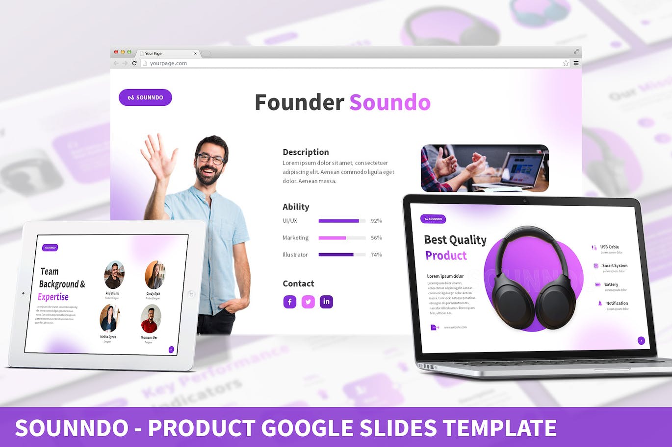 产品展示业务介绍PPT模版 (PPTX)