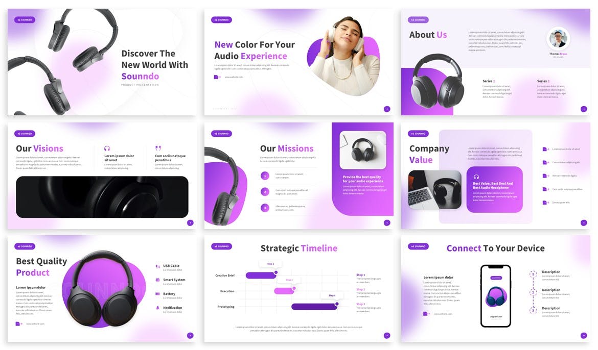 产品展示业务介绍PPT模版 (PPTX)