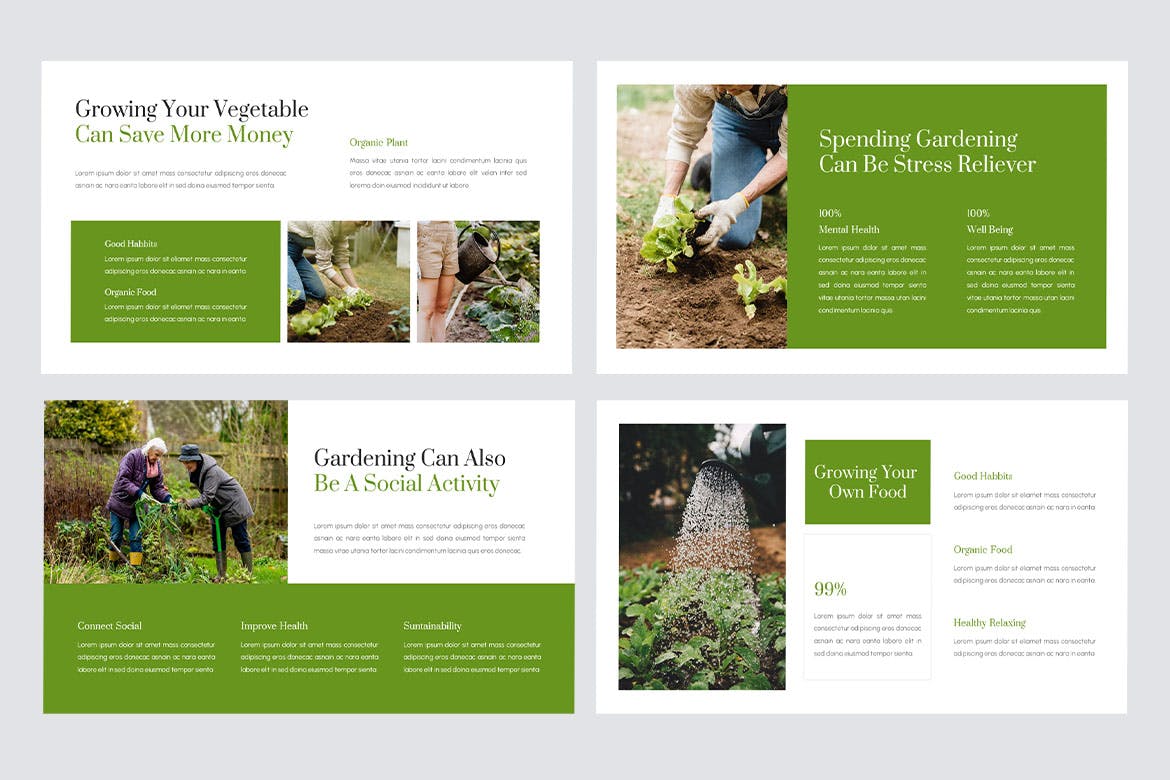 最环保-园艺业务 PPT模版 (PPTX)