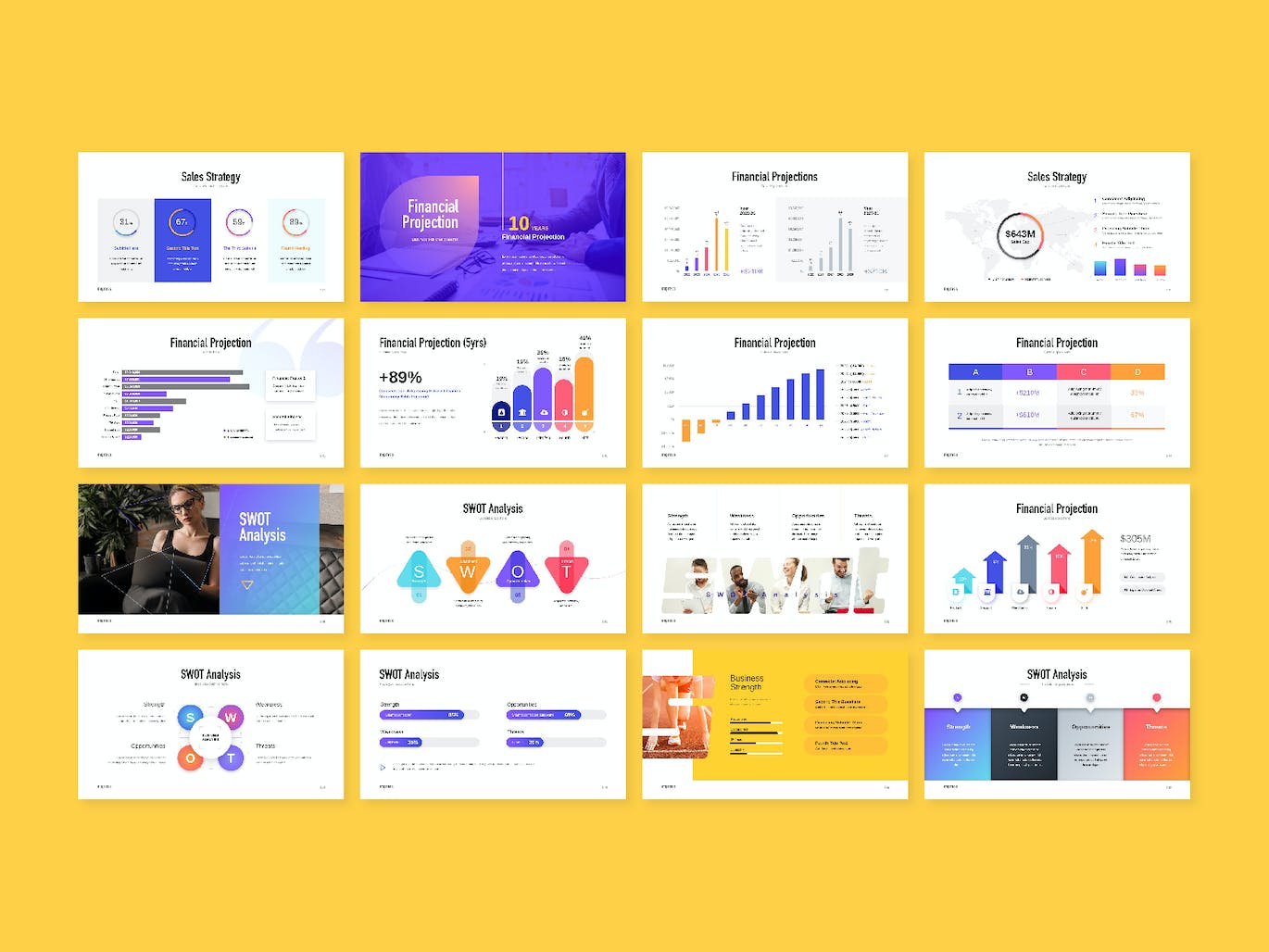 商业竞争分析与市场定位ppt模板 (PPTX)