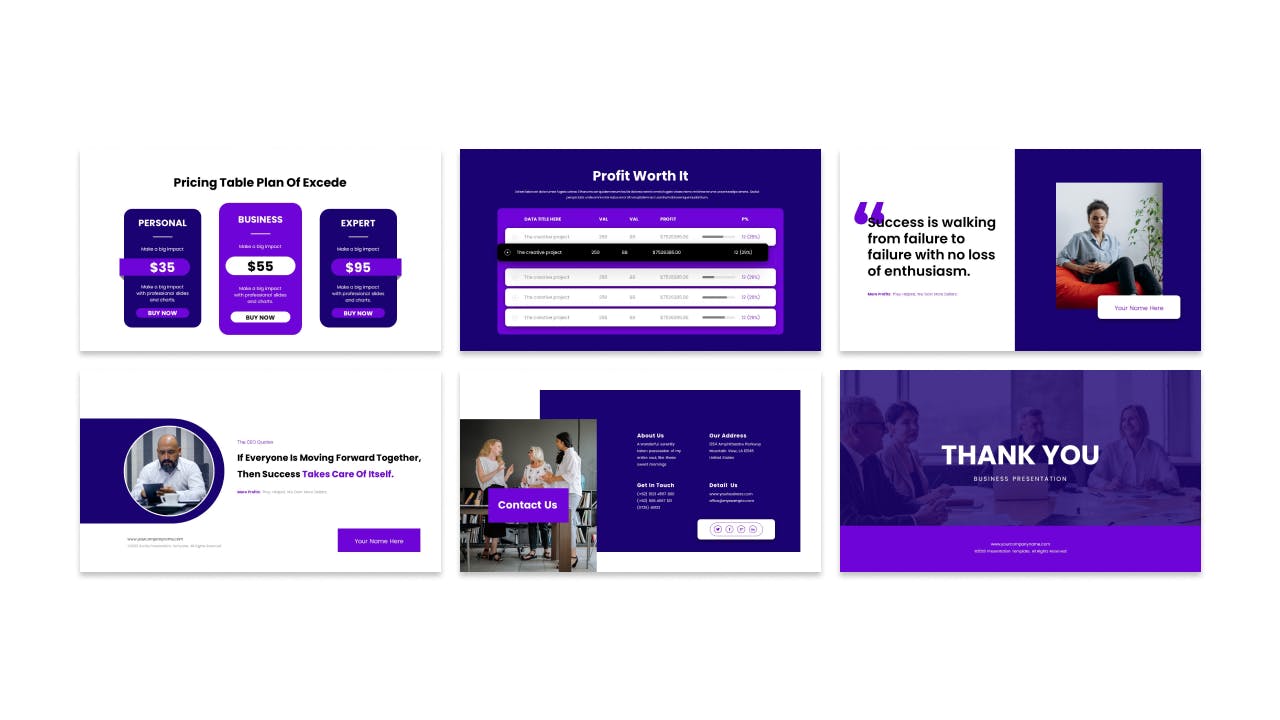 商务演示紫色ppt模板 (PPT,PPTX)