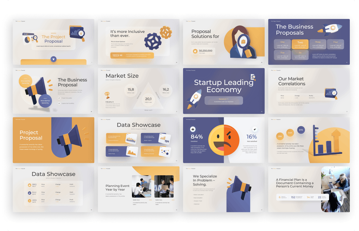 项目建议书PPT模版 (PPTX)