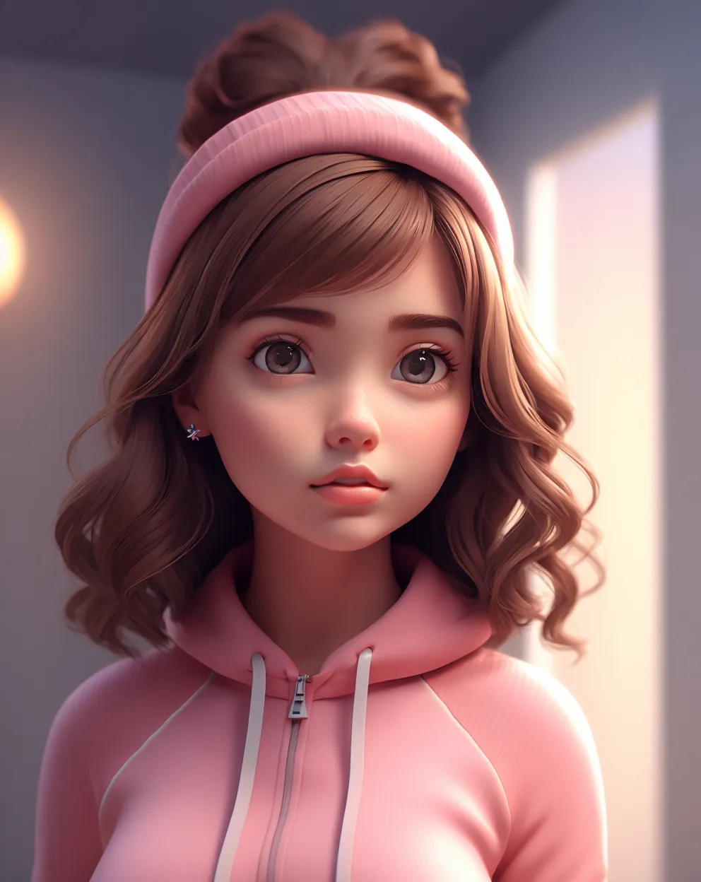 C4D/midjourney 3D 风格可爱模型