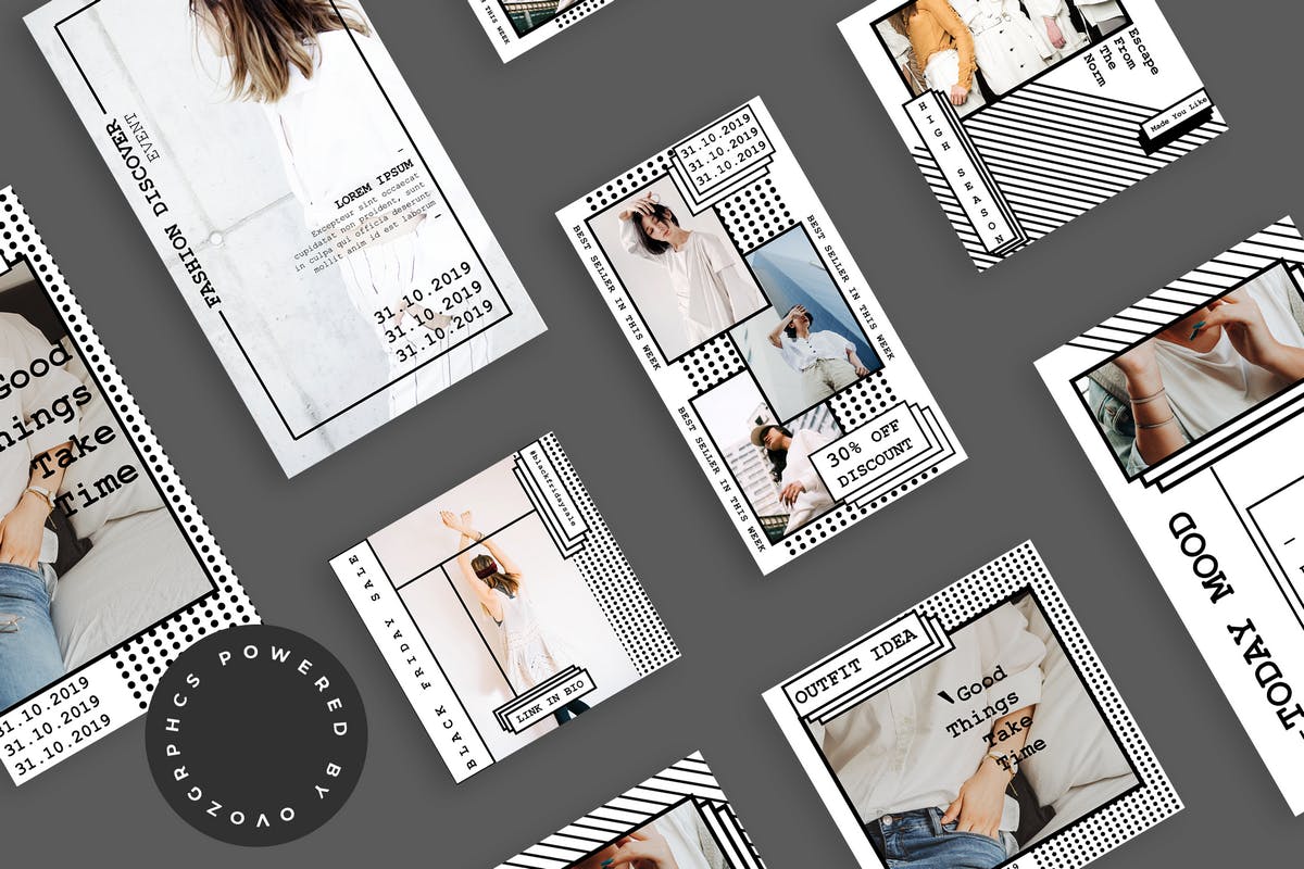 竖版创意线条手机版PPT模板 [PPTX]