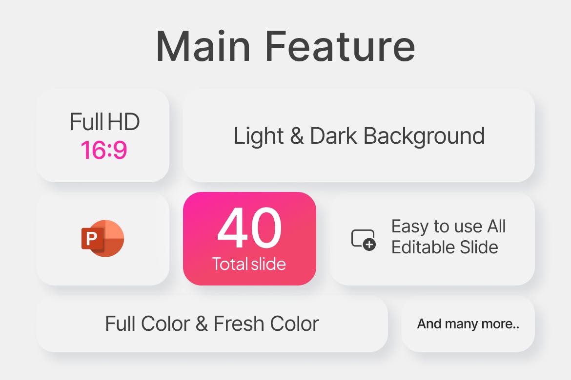 圆形元素半透玻璃ppt模板 (PPTX)