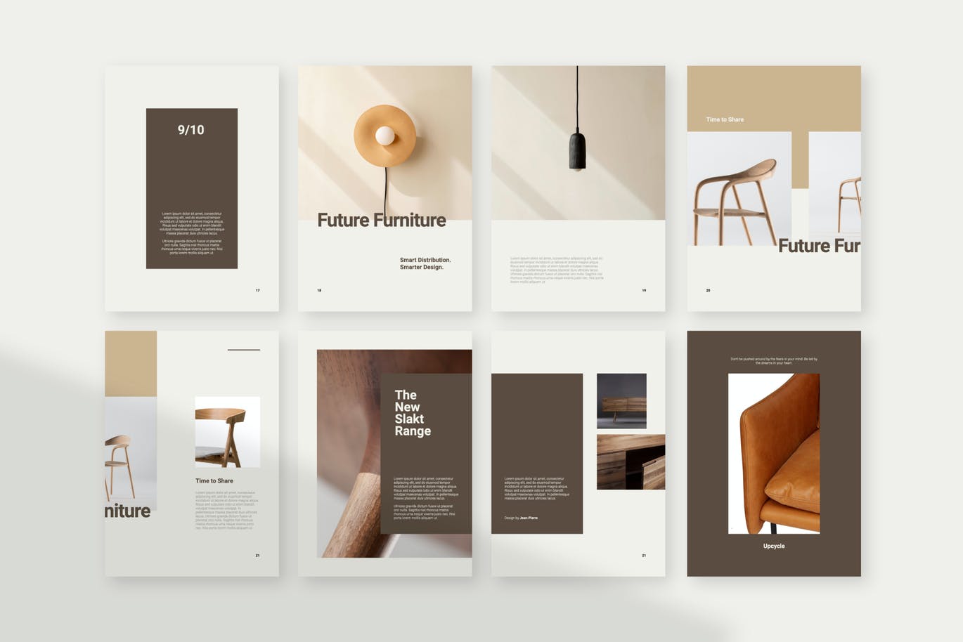 Upcycle – 精美竖版画册PPT模板(KEY,PPT,PPTX)