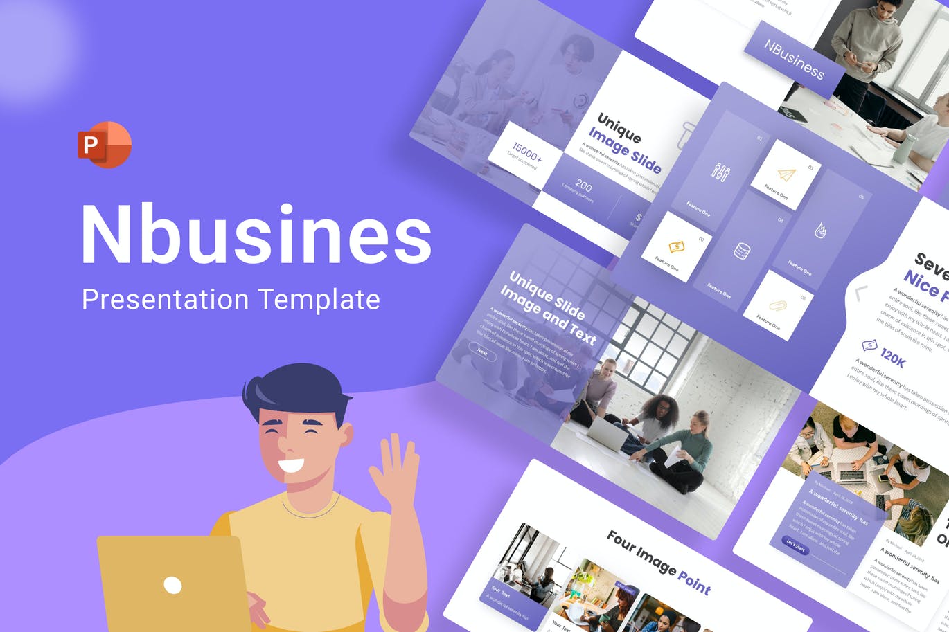 商业模式展示PPT模版 (PPTX)