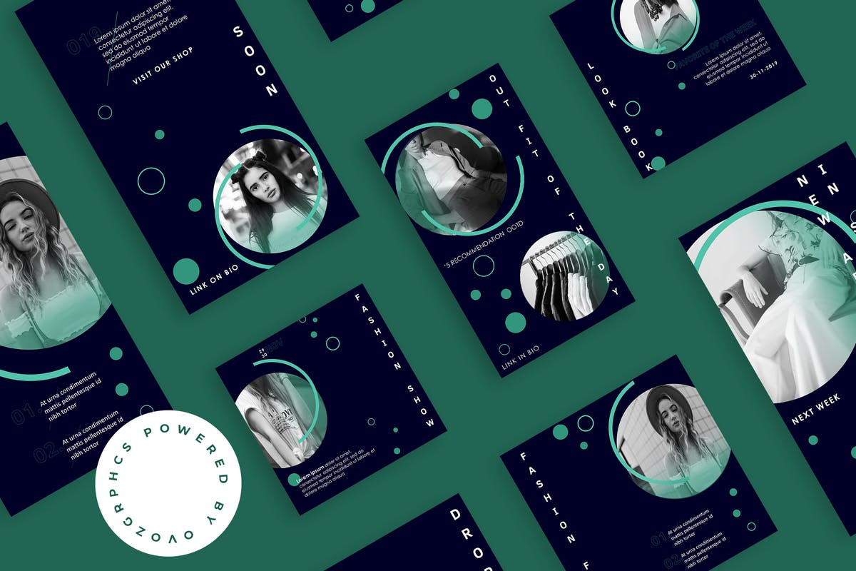 深蓝色竖版PPT模板下载 [PPTX]