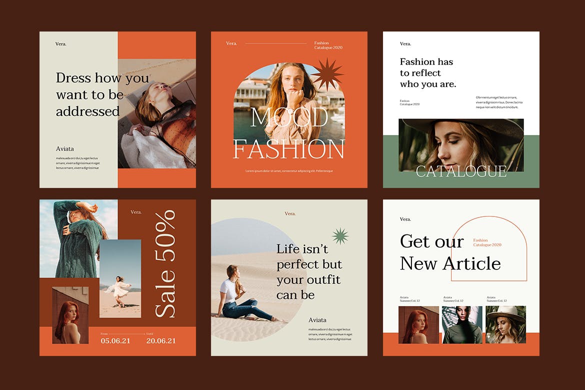 竖版手机社交广告PPT模板(PPTX)