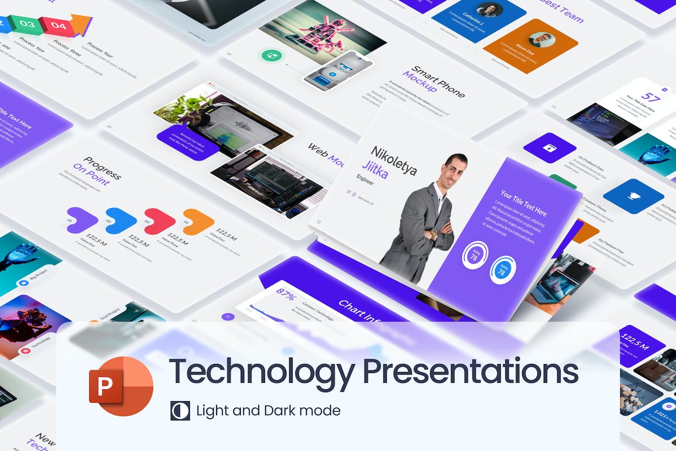 人工智能项目计划展示PPT模版 (PPTX)