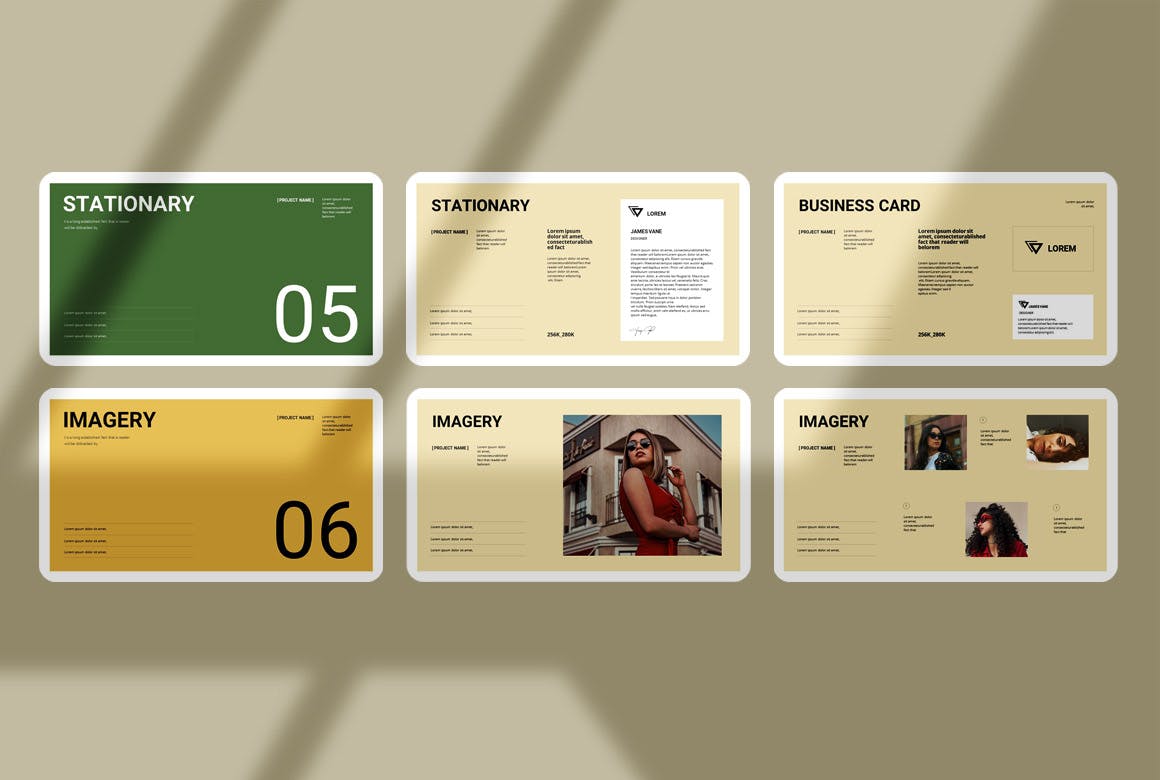 品牌指南演示 PPT模版 (PPTX)