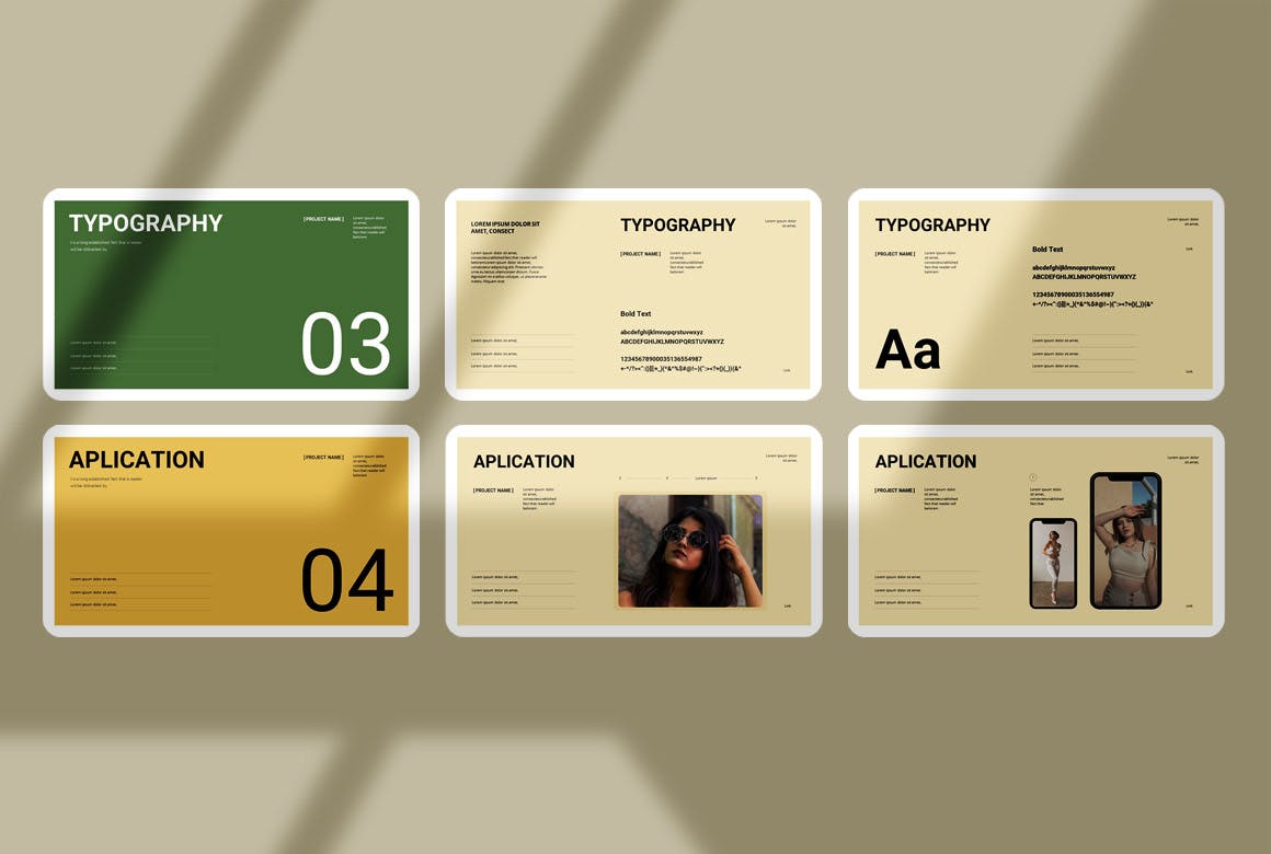 品牌指南演示 PPT模版 (PPTX)