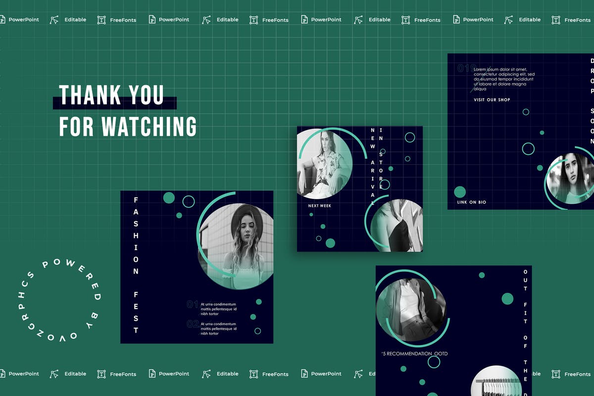 深蓝色竖版PPT模板下载 [PPTX]