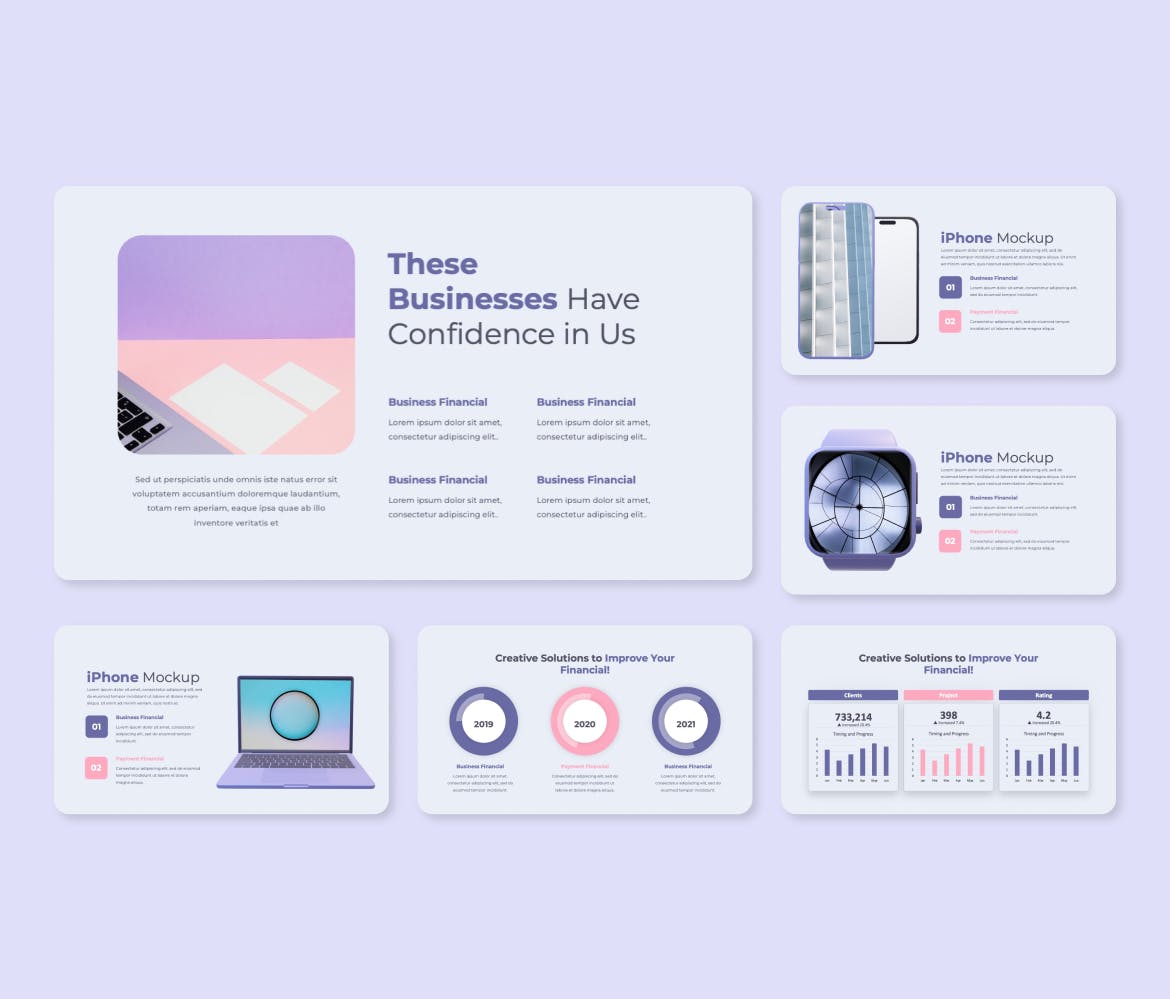 数字金融演示PPT模版 (PPTX)