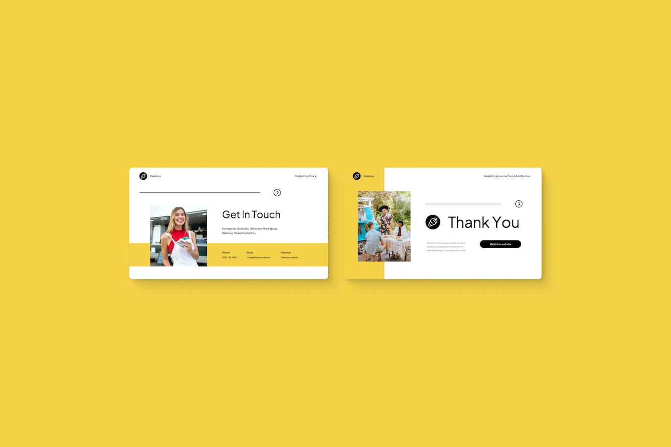 美食演讲幻灯片PPT模版 (PPTX)