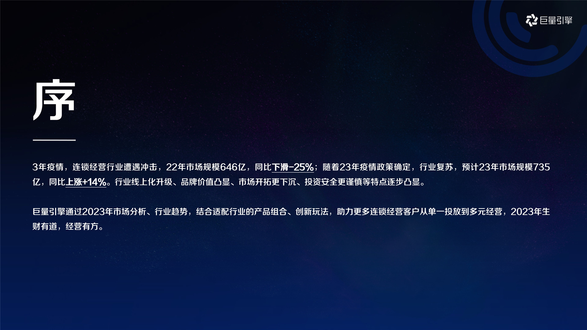 2023年【连锁经营】巨量引擎本地连锁经营行业生意经