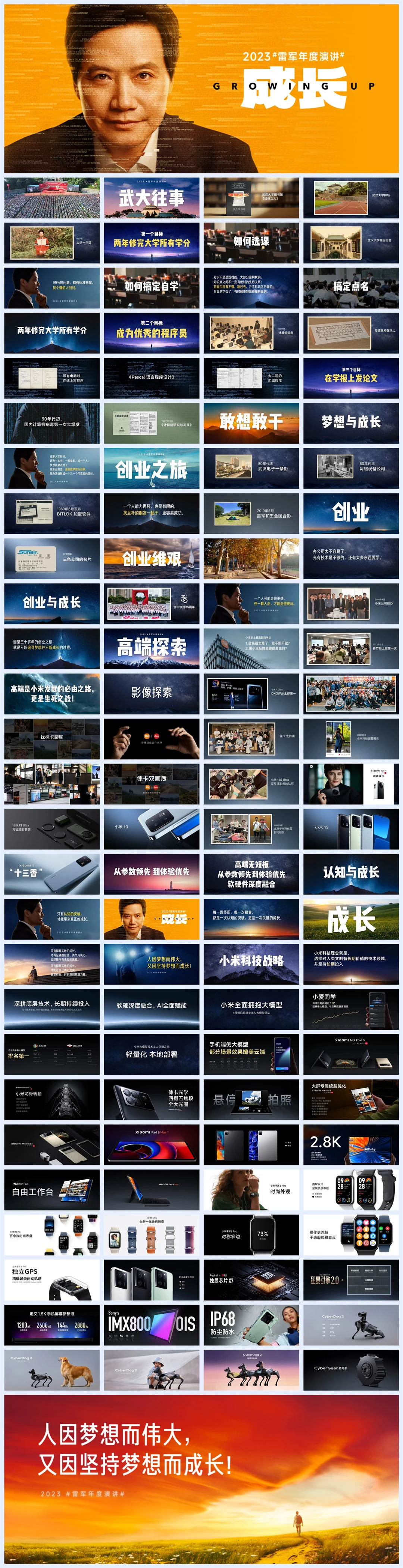 2023雷军年度演讲《成长的经历和感悟》-110页