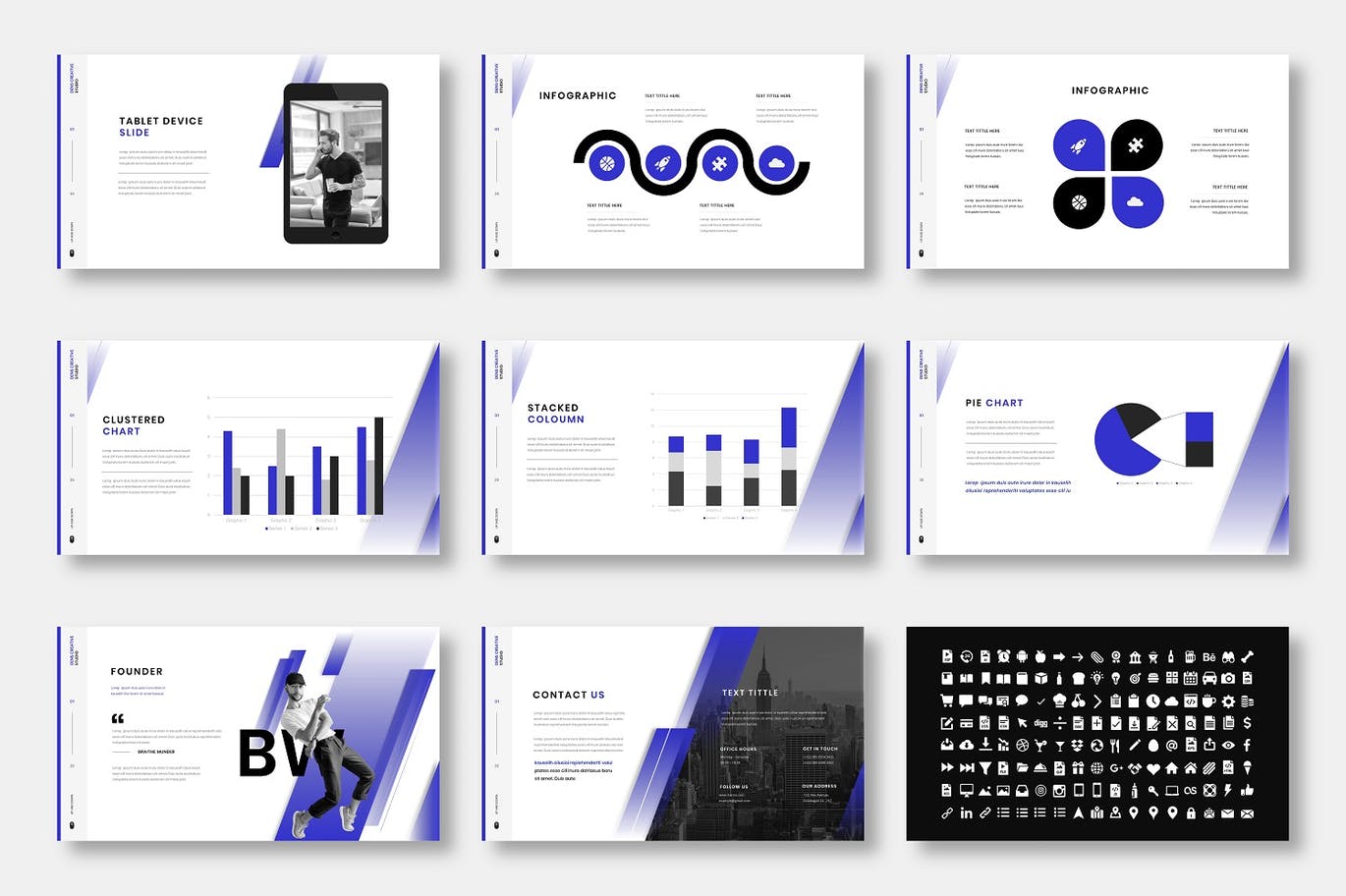 Hurios – 时尚服饰品牌PPT演示模板(PPTX)